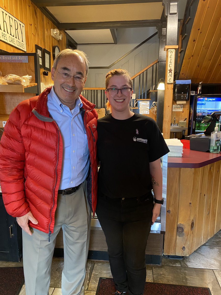 There's no place like the County. I had a great lunch at Governors in Presque Isle. Nothing beats fresh Aroostook potatoes with some gravy. #mepolitics #ME02