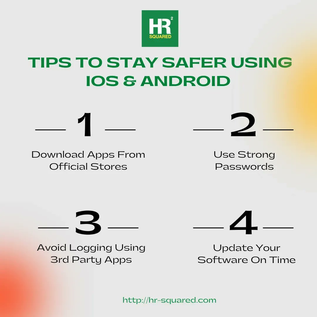 hr2services's tweet photo. With our growing reliance on #technology and especially mobile phones, here are a few tips to help make your use of both the #android &amp; IOS mobile phone #software more safe. #iphone #Samsung https://t.co/WFKY2U3Mhg