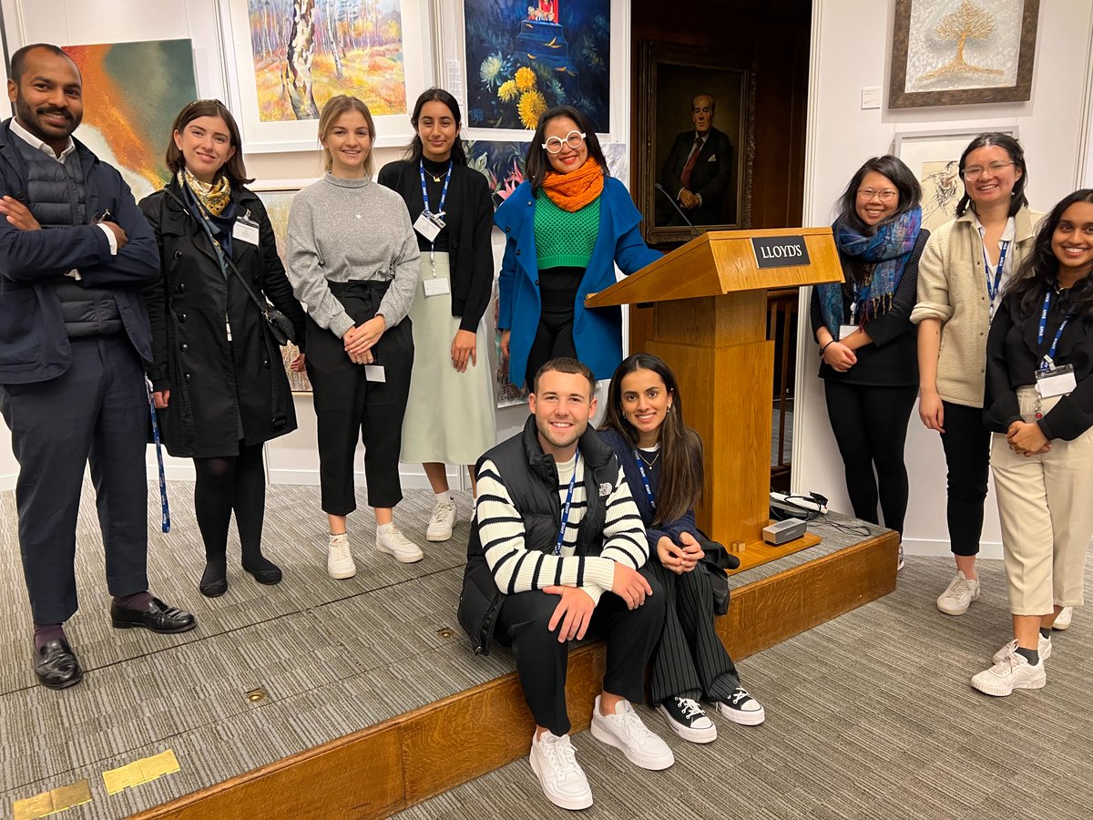 Today we're pleased to welcome into the Autumn Art Exhibition <a href="/LloydsofLondon/">Lloyd's</a> a group from our City friend and neighbour the <a href="/bankofengland/">Bank of England</a> <a href="/BoE_PressOffice/">Bank of England Press Office</a>