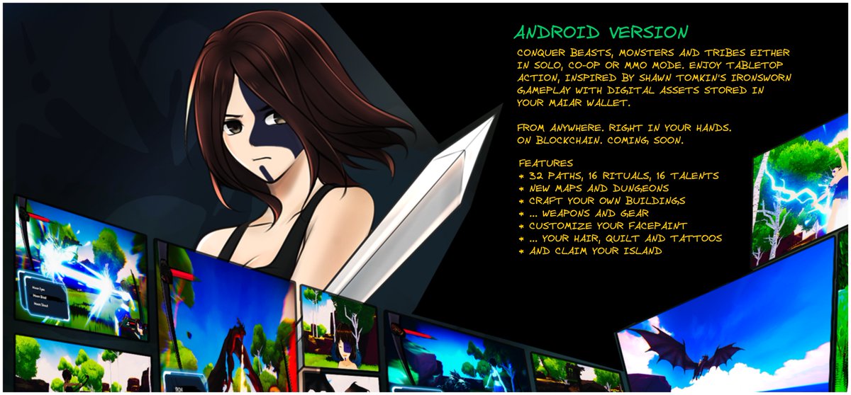 If you have been following the #gamedev on our <a href="/discord/">Discord</a>, we have added another platform. With the help of playtesters we are polishing the #gameplay and will release the <a href="/Windows/">Windows</a> <a href="/Xbox/">Xbox</a> and <a href="/Android/">Android</a> which work with <a href="/getMaiar/">X Portal</a> on @ElrondNetwork and be available on <a href="/Myria/">Myria | The web3 gaming platform</a> #games.