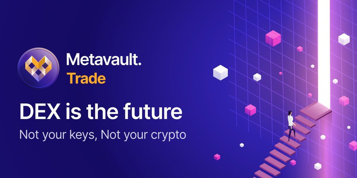 MetavaultTRADE's tweet photo. #MetaTraders ♏️💜 

The Future is with #DeFi &amp; Spot and Perpetual trading

DEXes #ForTheWin

🟣Be your own Boss and have total control over your assets.

Decentralized Exchanges are the Future.

$MVX $MVLP #RealYield #SustainableYield https://t.co/4TBvPMyoIy