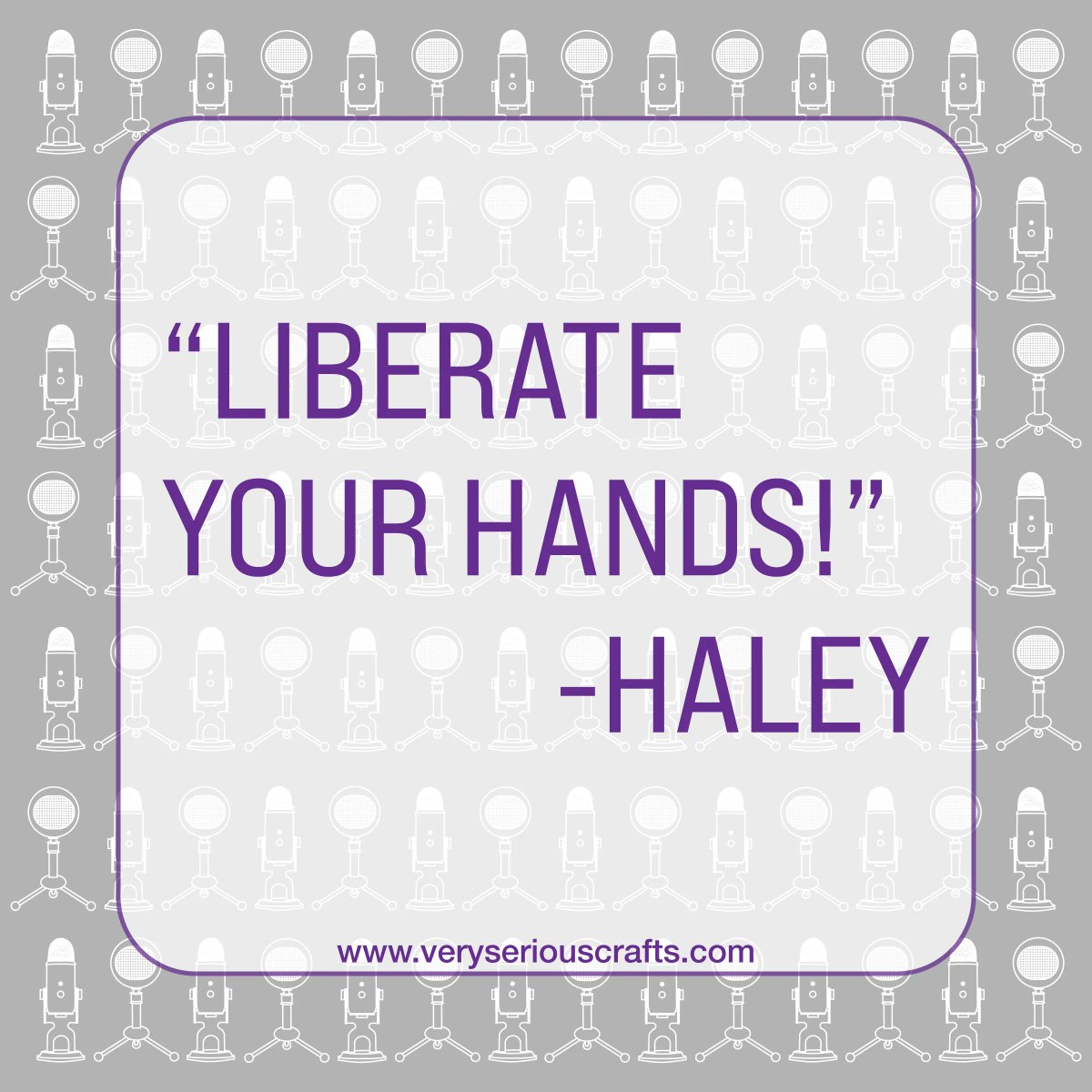 seriouscrafts's tweet photo. We love a good wearable tool!

Graphic reads: "Liberate your hands!" -Haley https://t.co/qCUTlsEBnI
