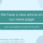 Photo by Oracle Training Solutions Ltd (@_OracleTraining)