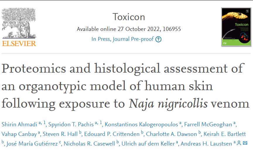 Our #article is out now in Toxicon! doi.org/10.1016/j.toxi…
It's the outcome of a great collaboration between <a href="/DTUbioengineer/">DTU Bioengineering</a> @TropicalPharLab, <a href="/CSRIatLSTM/">Centre for Snakebite Research & Interventions</a>, and Instito Clodomiro Picado. Thanks go to the coauthors and <a href="/EUVENAction/">EUVEN COST Action</a>, <a href="/VILLUMFONDEN/">Villum Fonden</a> <a href="/novonordiskfond/">Novo Nordisk Foundation</a>, and <a href="/LEOFondet/">LEO Foundation - LEO Fondet</a>.