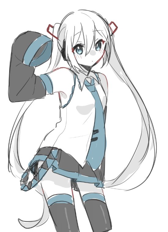 初音ミク 「」|れゐなのイラスト