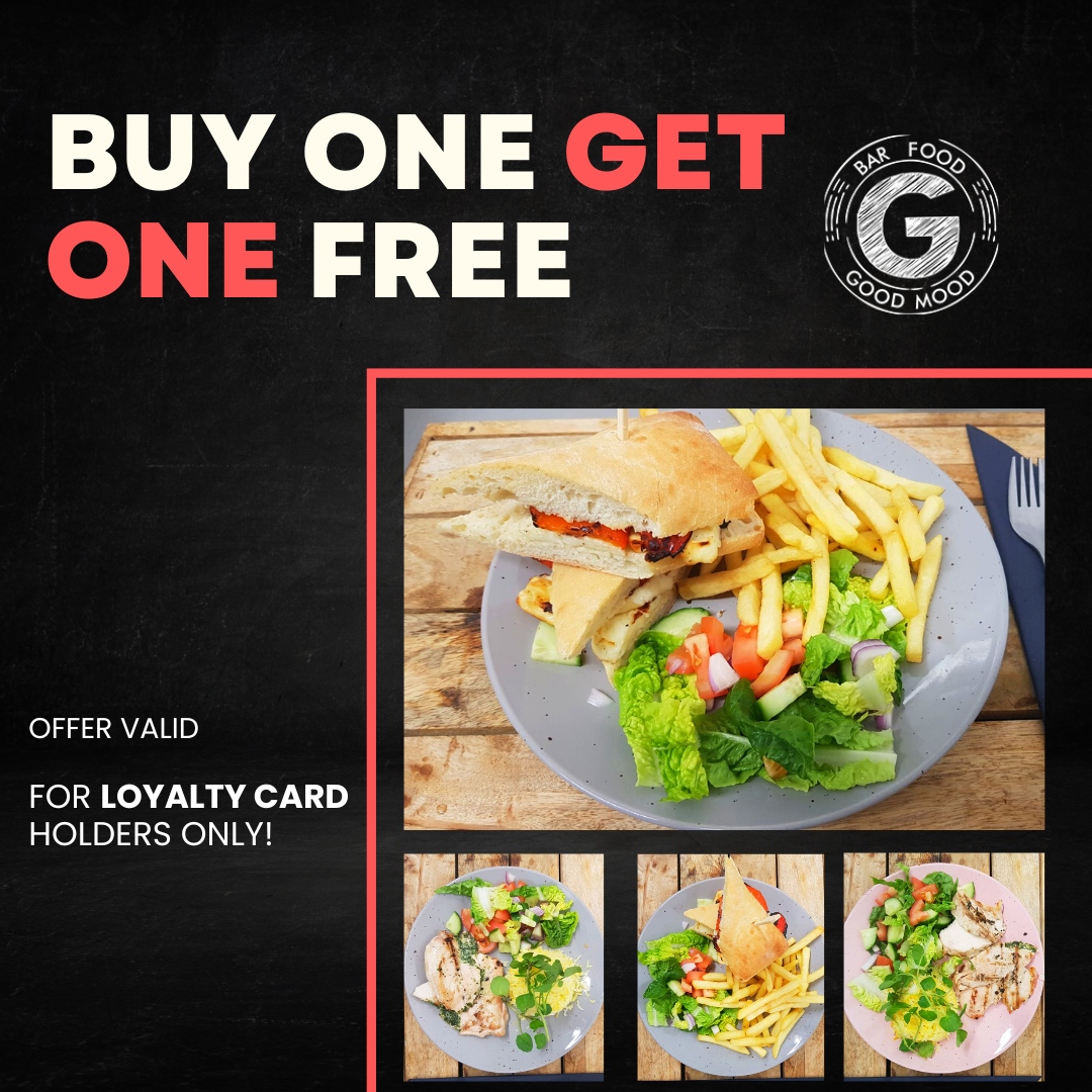 October promotion for our Amazing Gambassadors!📣

2-4-1 Lunch Special Offer 🤩
Wed - Fri 12pm - 2pm
Sat 12pm - 5pm

For Loyalty Card Customers Only! 💳 

#BarFoodGoodMood #Gorleston #Norfolk #NorfolkFood #Gambassadors #TrendSettersNotFollowers #GreatYarmouth #Gambas #Food