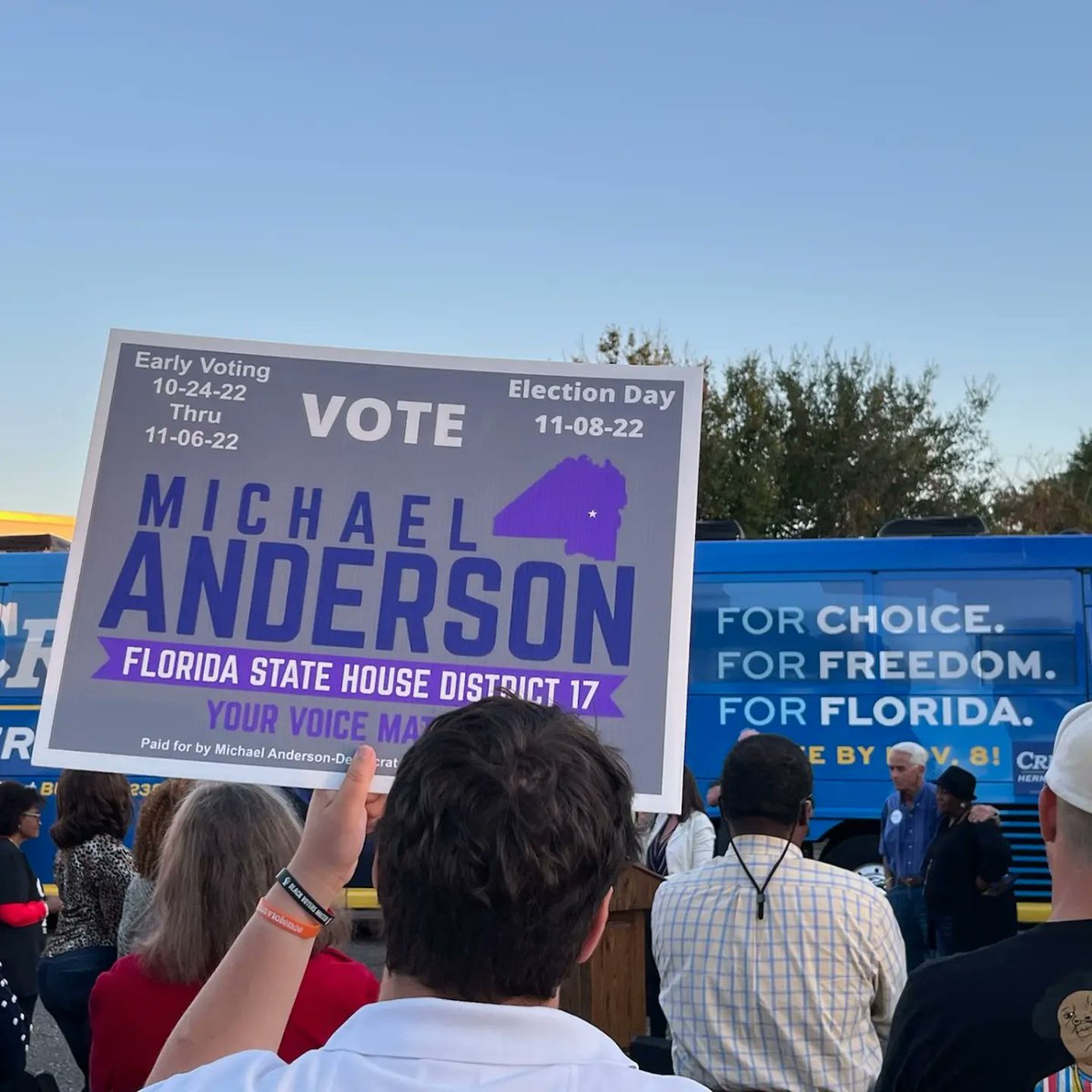 to be clear, my opponent is on track if she wins to be House Speaker by 2028. The right wing Extremist think they have a champion. Let's disrupt the plan by electing me to help be a voice for Equity, Inclusion, and Justice in Tallahassee. The choice is clear.