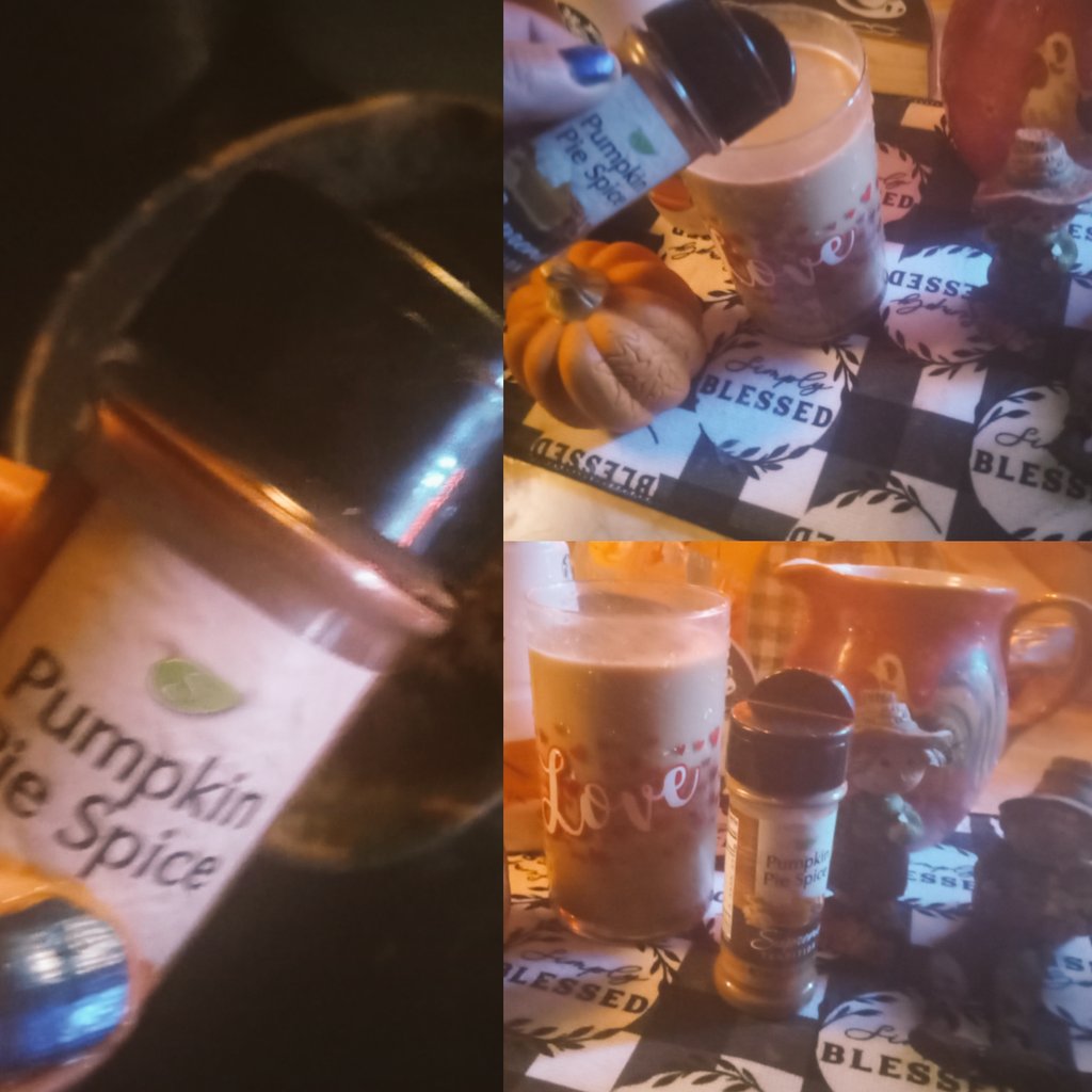 DoreneShaver1's tweet image. #drinkingit 🎃☕or #brewingit🎃🔥🏠it's a #pumpkinspicekindaday🎃🧡