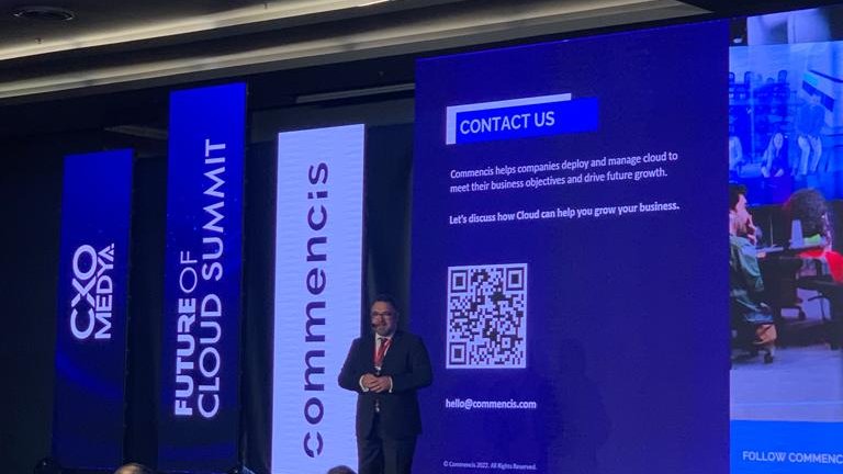 commencis's tweet photo. Yesterday, at the Future of Cloud Summit, Chief Commercial Officer @alppekin from #Commencis and Sales Executive Tarik Ertugrul from @awscloud discussed how to accelerate enterprise business transformation with the #cloud.☁️🙌🏻
#FutureofCloudSummit #AWS #summit #partner https://t.co/kg3IzV0afC