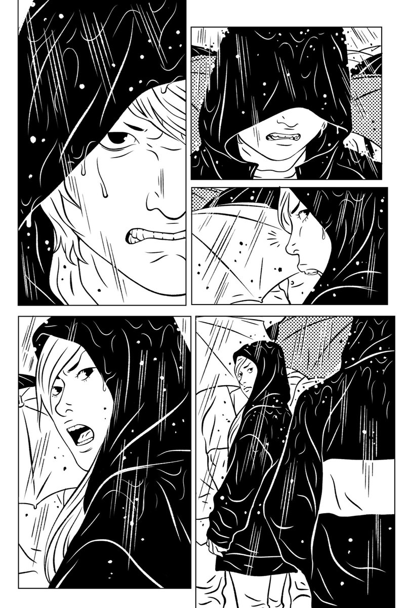 本日のお仕事(の一部)。
A piece of today's work. 

絵を描く時にフキダシがあると邪魔くさいので、最近は後から入れることにしてますの。

『EVOL (イーヴォー)』④
発売中!!!
https://t.co/QiCQiOkrH6

#EVOL
#イーヴォー
#カネコアツシ 