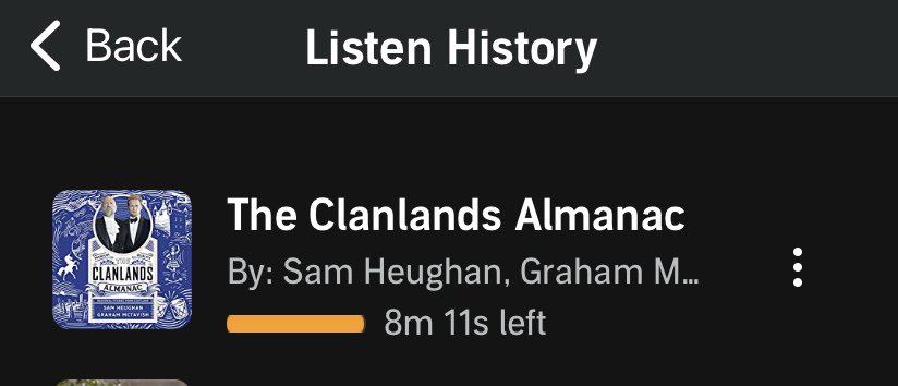 Adding to my rotation of daily morning listening on <a href="/audible_com/">Audible</a> , #Waypoints by <a href="/SamHeughan/">Sam Heughan</a> has been thrilling, to say the least. But I think it’s time to even the score and it’s <a href="/grahammctavish/">.</a> turn to write a memoir! Whatcha think? Sam 3 Graham 2…uh oh