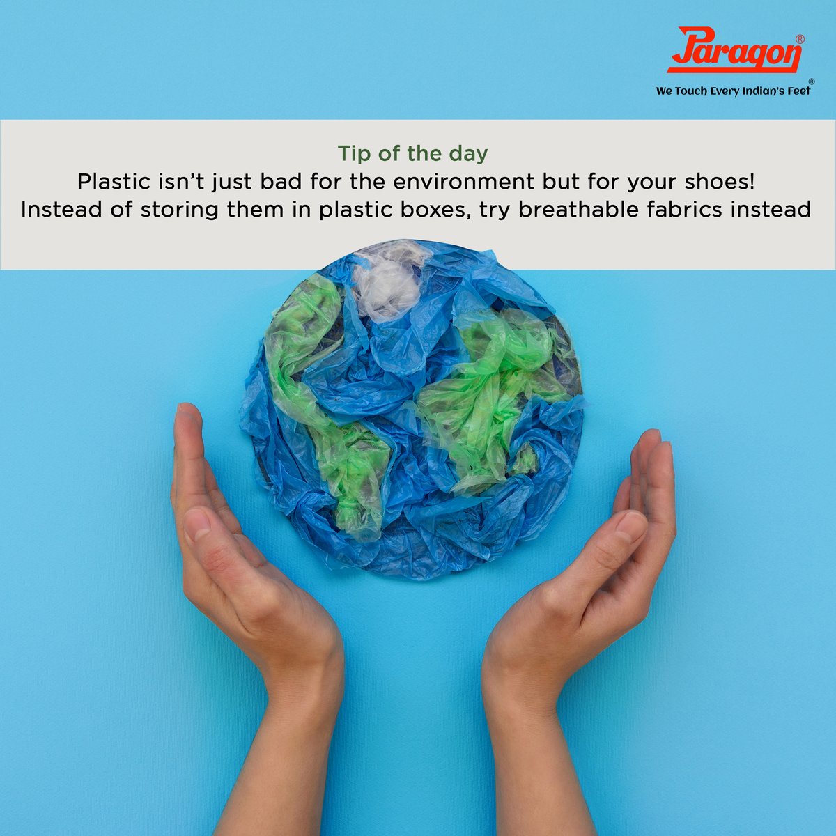 paragonfootwear's tweet photo. Take care of the environment by taking care of your shoes

#Paragon #Footwear #Paragonfootwear #footwear #Comfort #Style #Womensfashion #fashion #Menswear #Womensstyle #WeTouchEveryIndiansFeet #Feetcare #Tipoftheda #Footwearfashion #lightweight #breathable #shoeoftheday https://t.co/WCT9U09ByZ