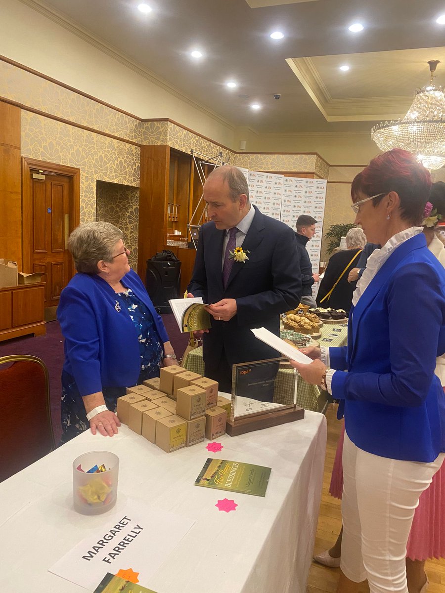 A pleasure to join the ⁦@IrishCountryLiv⁩ Women & Agriculture event in Trim. Great to meet so many women involved in farming, and working right across the sector.