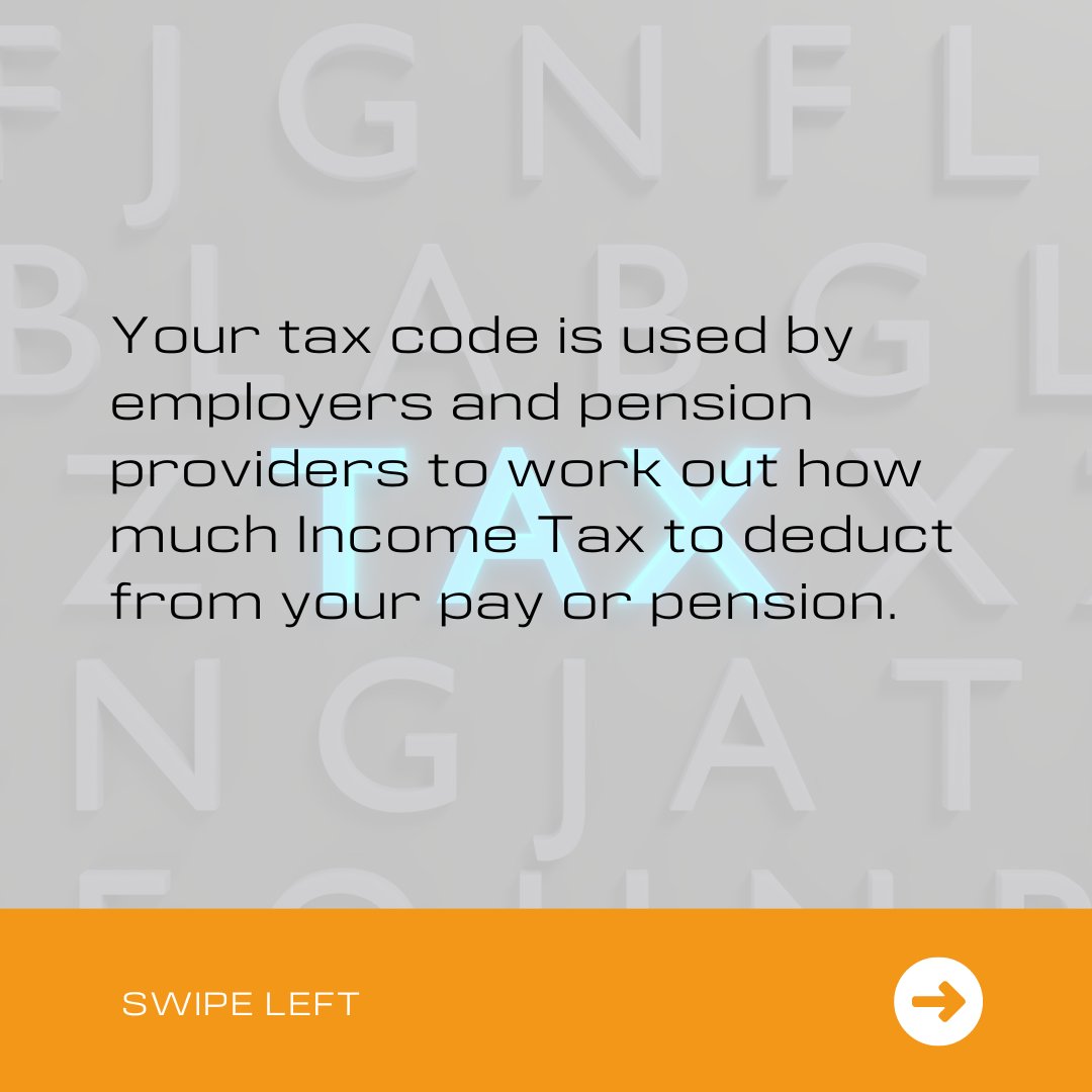 LimitedBailey's tweet photo. What is a tax code? And what does it represent?

Swipe through to find out!

#Accounting #Tax https://t.co/kVGYpWkFHR
