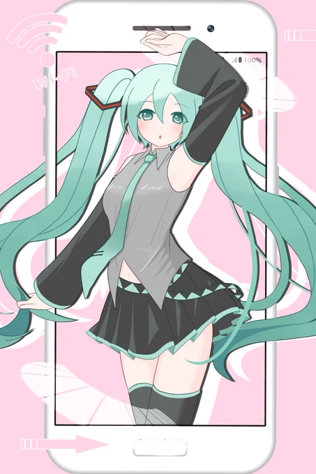 #初音ミク今日はミクちゃんᯤ 