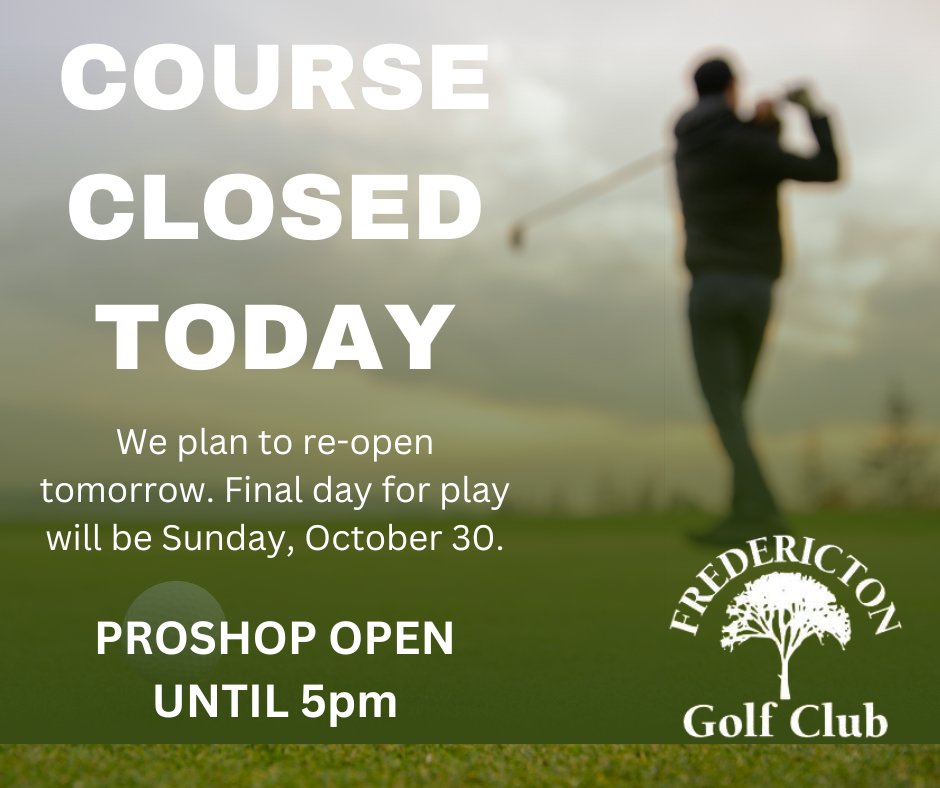 Fredericton Golf Club tweet media