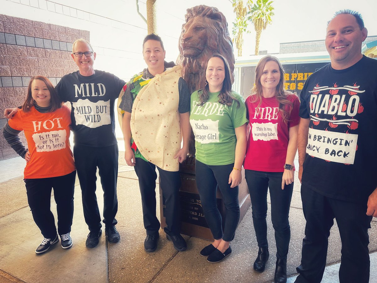 RosietheGoldie's tweet photo. From El Taco &amp; Hot Sauce and being covered in cotton candy sugar at our Lawrence Trunk or Treat, this week has been worth it! #lionPRIDE #iloveithere #teachertired #ljhsPRIDE #thelawrenceway #ccsd #admincrew https://t.co/dLByXMPGwW