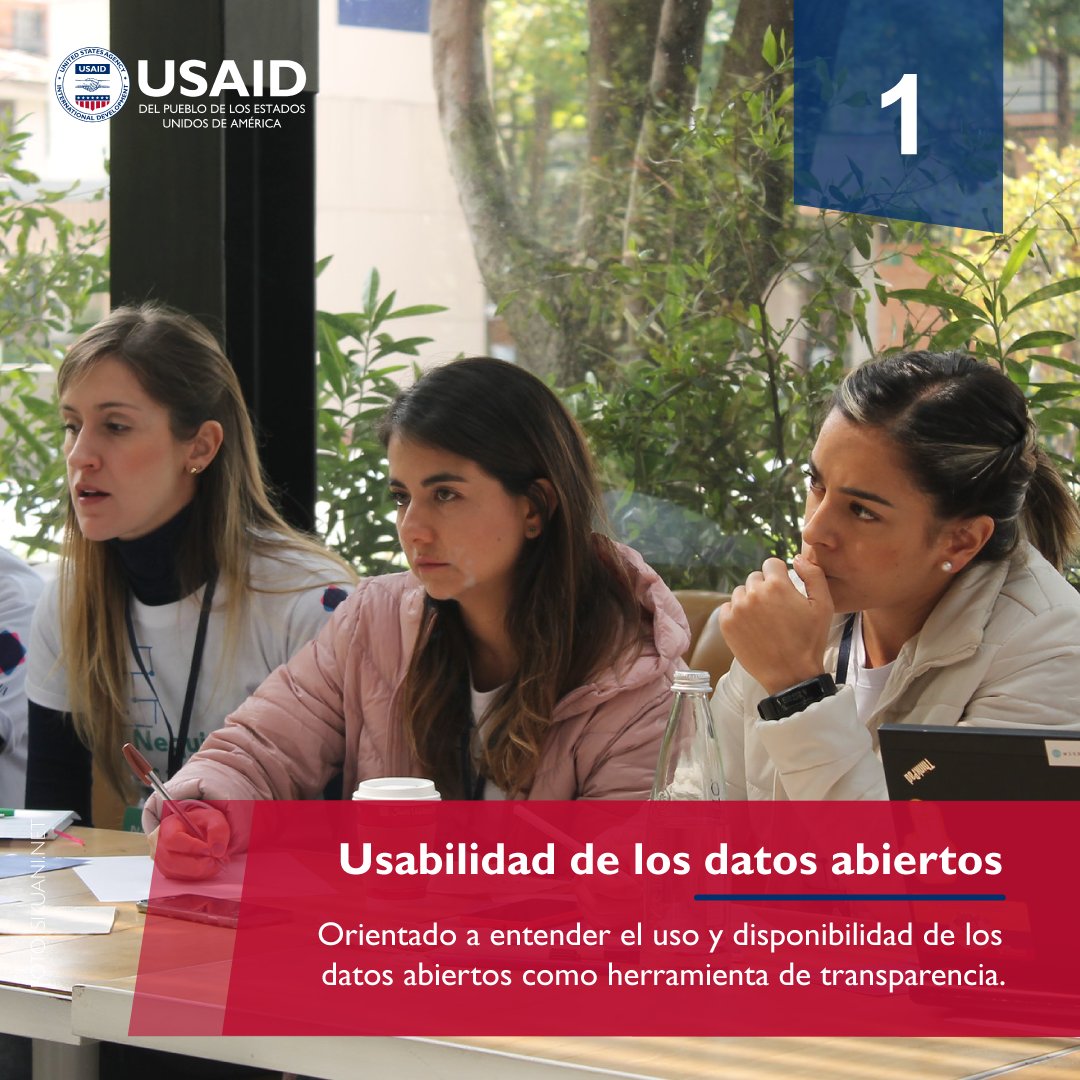 agatadata's tweet image. Al ser parte del #DataJam 2022, podrás prepararte para proponer soluciones a tres retos vinculados a la #TransparenciaConDatos en Colombia.
⚡Conoce más y regístrate aquí: bit.ly/datajam2022par…