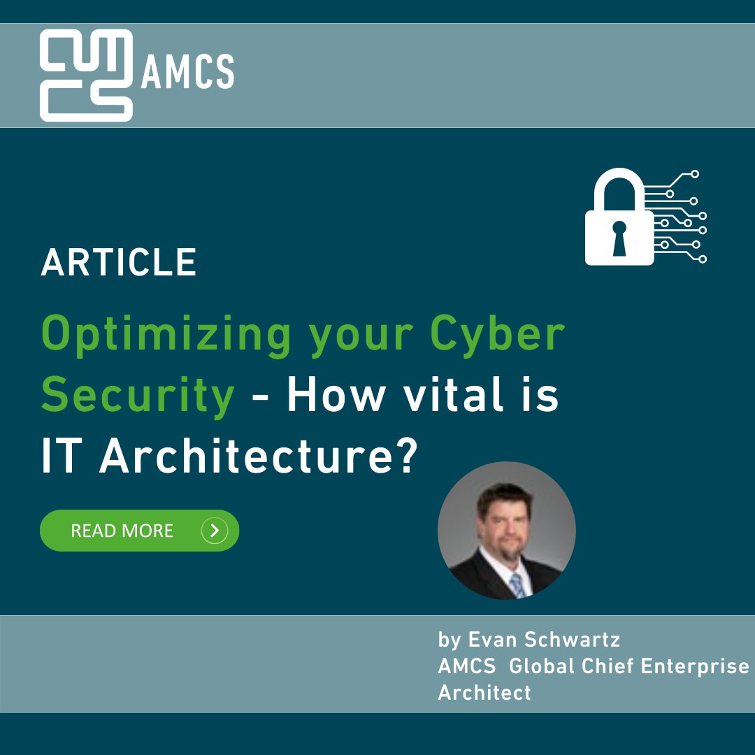 AMCSGroup1's tweet photo. π #AMCSBLOG: Optimizing your Cyber Security β How vital is IT Architecture? π
Read the article here: https://t.co/bv29tROXpr
#AMCS #AMCSCloudSecurity #cloudsecurity #ITArchitecture #ITSecurity #cybersecurityawarenessmonth #security https://t.co/fylFW6IVrX