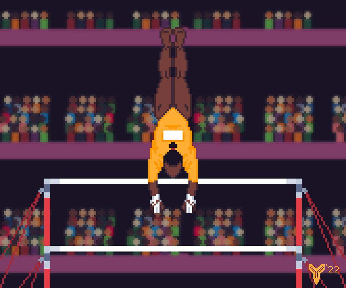 #pixeltober2022 Day 27- Sport

Canvas size: 180x150
Challenge by @pixeldanc3r 

#pixelart #aseprite #pixelartist #art #16bitart #pixaki #pixelartwork #pixelaesthetics #pixelartsociety #ドット絵 #픽셀아트  #pixelarts #pixeltober #sport #gymnastics #unevenbars #aysmmetricbars