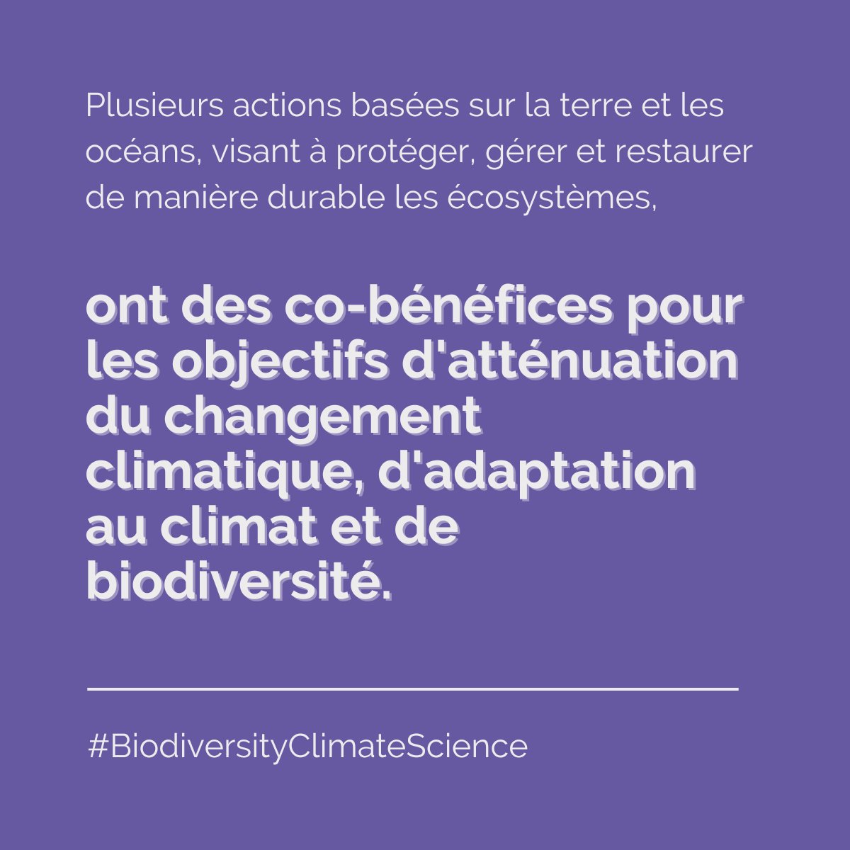 Selon le rapport #EmissionsGap de l'@UNEP_Francais, une transformation rapide est nécessaire pour réaliser les objectifs d'émissions. 💭Quel rôle jouent les solutions fondées sur la nature dans l'atténuation du climat? 👉Cf. Rapport par @IPBES & @IPCC_CH ipbes.net/biodiversitycl…