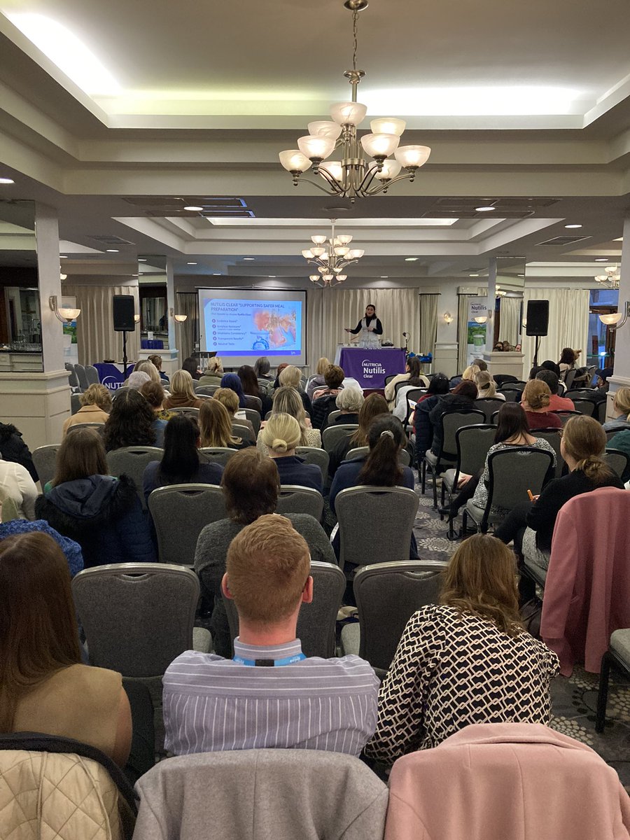 A pleasure to welcome care home managers, nurses, care staff, catering teams &amp; HCPs from across NI to our managing dysphagia in a care home setting event. Excellent presentations from expert dysphagia chef Niamh Condon <a href="/niamhskitchen/">Dining with Dignity(Niamh Condon)</a> &amp; a variety of HCPs, thank you 😊 #Dysphagia