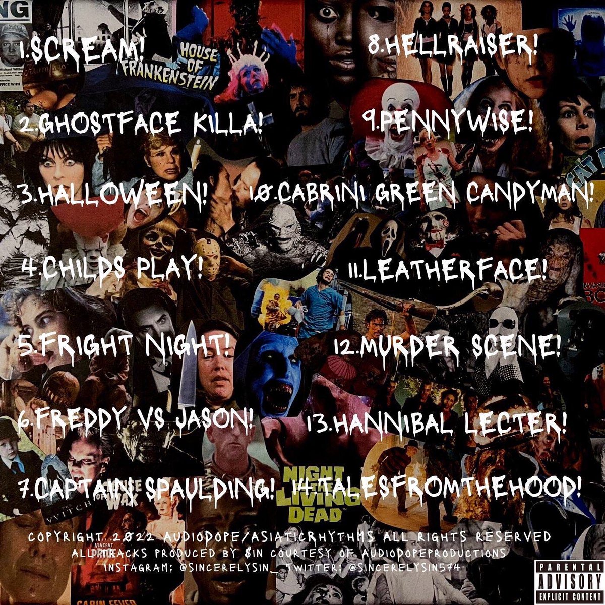SincerelySin574's tweet photo. Out now!! On all platforms ..
https://t.co/Wk00AubPsy
#happyhalloween #whatsyourfavoritescarymovie #gotbeets #audiodope #mpc https://t.co/3Sz85dv7xV