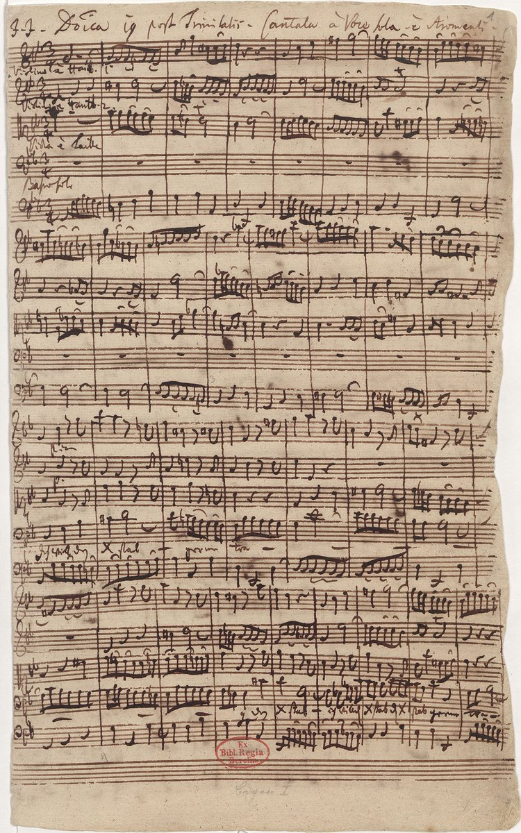 J. S. #Bach composed the #ChurchCantata, Ich will den Kreuzstab gerne tragen, #BWV 56, in #Leipzig, for the 19th Sunday after Trinity, and it was performed, for the first time, on this day, 27th October 1726. ⛪ 🍁 #BaroqueMusic #Barokmuziek #Barockmusik

Source: @bachleipzig.