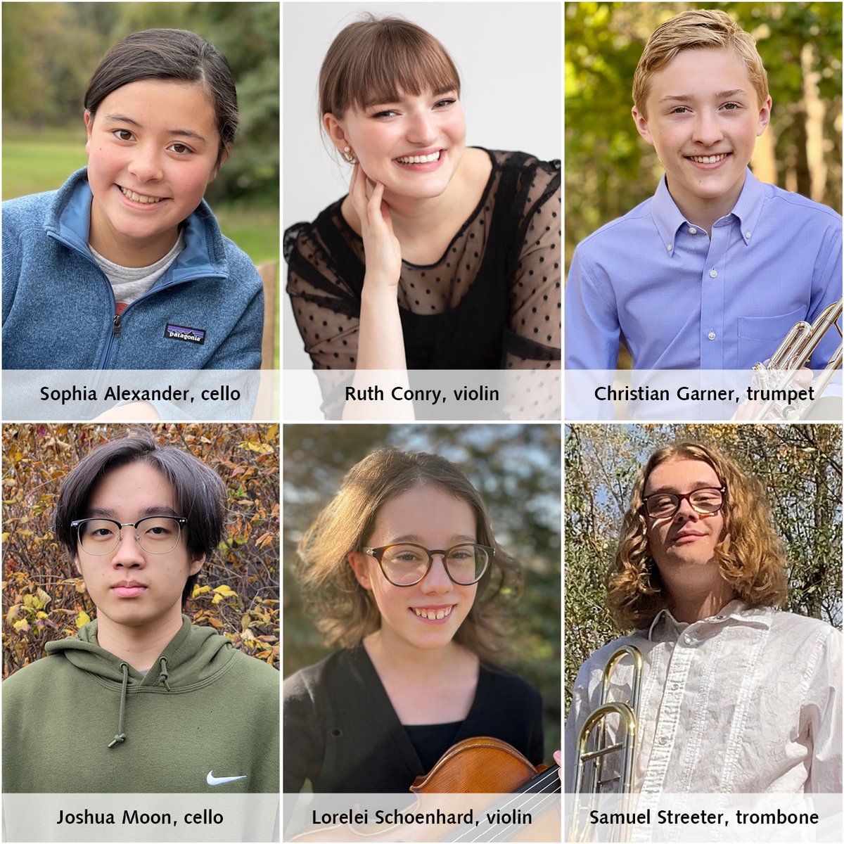 Join us this Sat, Nov 5 at 3:00 at Sundin Music Hall (Hamline University, St. Paul) for the final round of our annual Young Soloist in the Spotlight Competition! Six soloists will compete and the winner with perform with Symphony on Feb 19 at Orchestra Hall! #gtcys