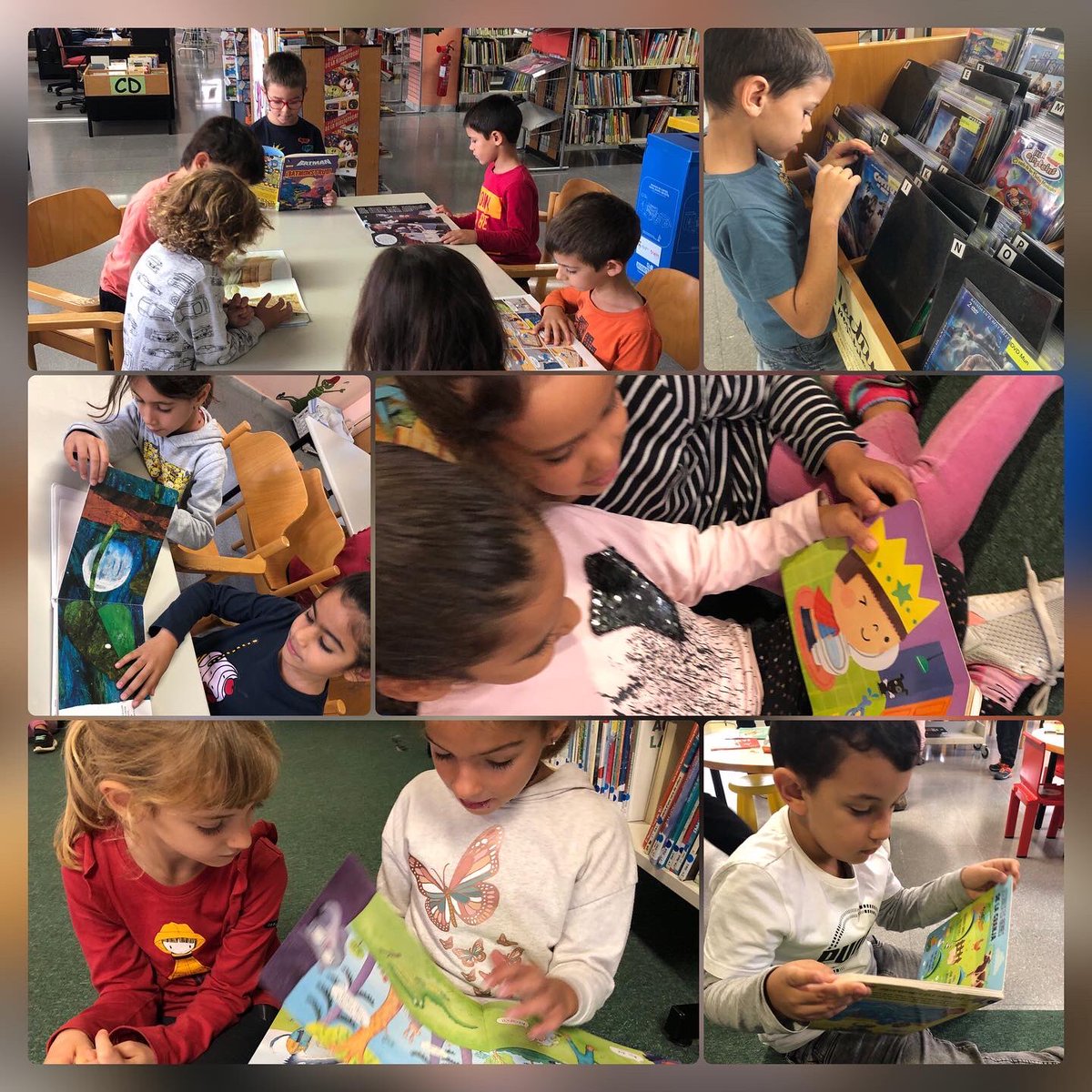 escolasantjoan's tweet photo. Els infants de #p1 vam visitar la biblioteca de Berga i vam conèixer el Saberut, la mascota de la #biblioteca La Mireia ens va explicar un munt de coses i tothom té ganes de tornar-hi! #visites #cicleinicial #lectura #llibres📚 #fomentdelalectura #gustperlalectura📖 https://t.co/SRP9OmXpJQ