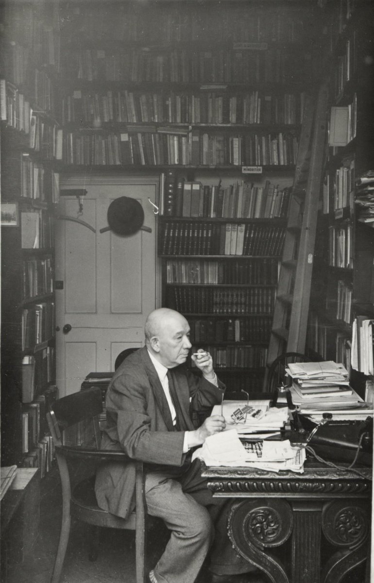 A picture of my grandfather in his study posted just because I love it,