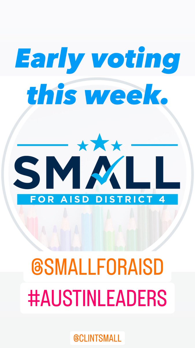 TannerLShepard's tweet photo. Excellent choice for AISD: @SmallforAISD #austinleadership https://t.co/Vw8mLlhs3q