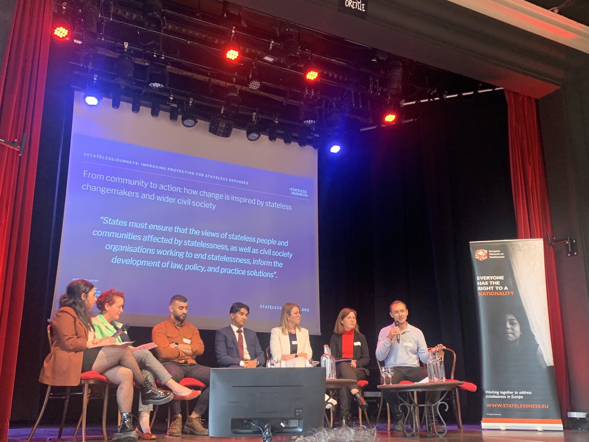 R2Protection's tweet photo. Today in Brussels, Sofia Kordonets, a project leader of "Legal aid for stateless persons in Ukraine" program at R2P, participated in the #conference organized by @ENStatelessness and reported on the work of "Right to protection" in this direction. https://t.co/MMwwG37rDt