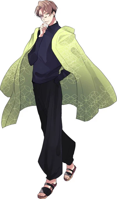 今日の立ち絵RTAはこの男 50分でなんとか形になりましたディスプレイは間に合わなかった 