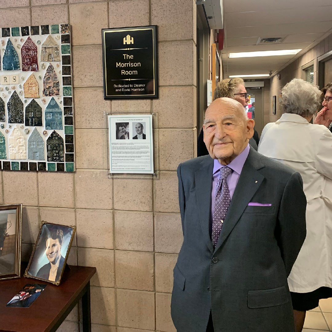 HuttonHouseLdn's tweet photo. In honour of David’s long standing contributions to Hutton House, we have named our Boardroom the Morrison Room to honour David and his wife Eleanor’s support over these many years.

#ldnont #LondonOntario #inHonour #Morrison #volunteer https://t.co/rcJACVvUfo