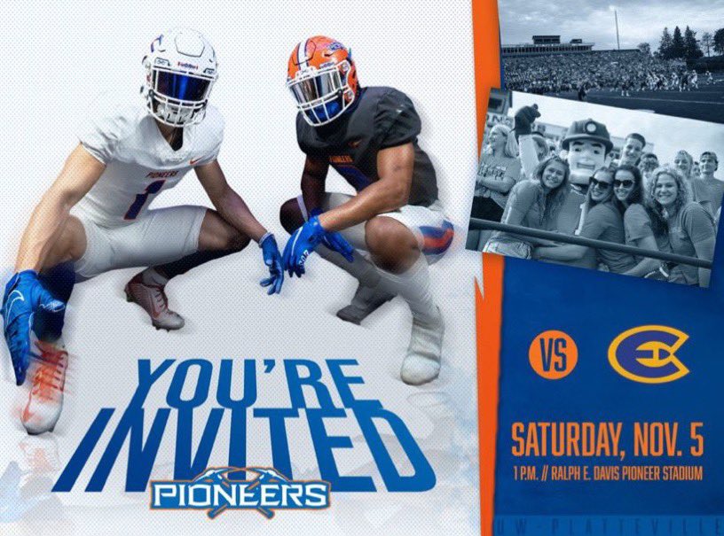 Thank you <a href="/RieseDraft/">Owen Riese</a> <a href="/UWPlattFootball/">UW-Platteville Football</a> for the game visit!