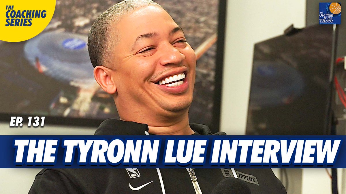 Today we welcome <a href="/LAClippers/">LA Clippers</a> HC Ty Lue on a new installment of our 'Coaching Series.' Hear Lue on winning a ring with the Cavs, coaching Kawhi, learning from Kobe and MJ, and more. 

Watch on YouTube: youtu.be/VzokxemKgkQ 
Listen on <a href="/WonderyMedia/">Wondery</a>: wondery.fm/oldmanandtheth…