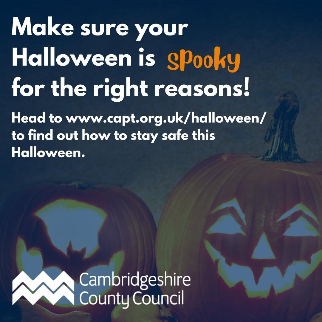 Make sure your Halloween is spooky for the right reasons, this year! Trading Standards advise you to follow these essential safety tips from CAPT to avoid a horror story: orlo.uk/ub9TY