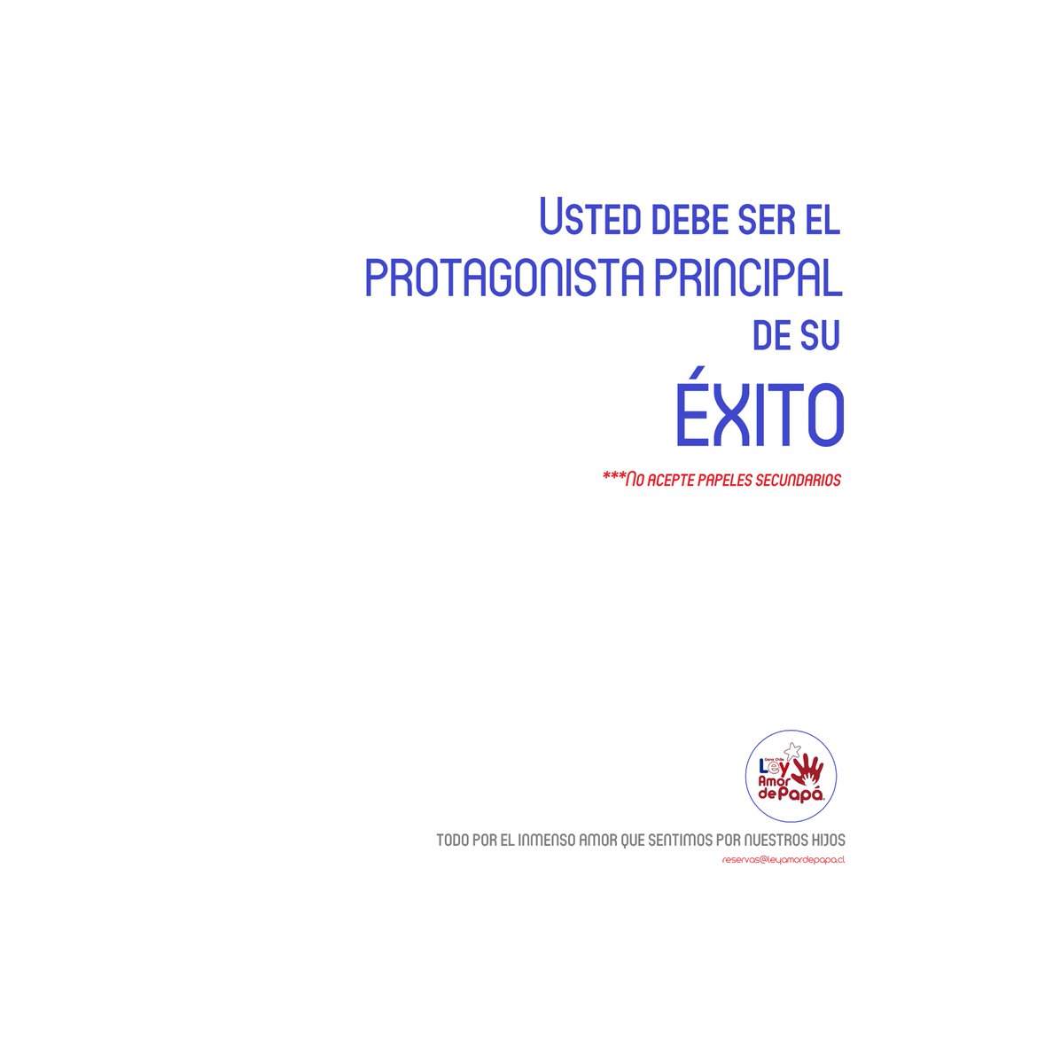AmordePapa's tweet photo. EL OBJETIVO ES CLARO... ahora le toca ACCIONAR CORRECTAMENTE junto a nuestra LEY AMOR DE PAPÁ ¡VAMOS CON TODO!

Le recordamos:
CAPACITACIÓN ESPECIALIZADA Y PERSONALIZADA ONLINE
MA 01 NOV, 19.00.
Capacitación y asesoría integral ONLINE en #LEYAMORDEPAPÁ

reservas@leyamordepapa.cl https://t.co/3uU2i2JVYi