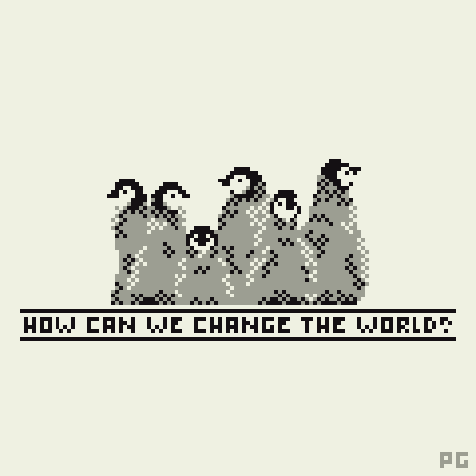 PixelingGallery's tweet photo. How can we transform the world?
#pixelart #climate https://t.co/qd3l4eBvcn