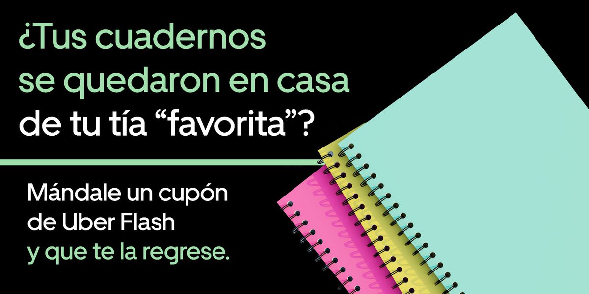 Tendrás que escribirle, pero será por una buena causa. 🤓 Entra a devuelveloconuberflash.com y mándale un cupón personalizado para que solo salga, entregue y se vuelvan a ver hasta año nuevo. 😝