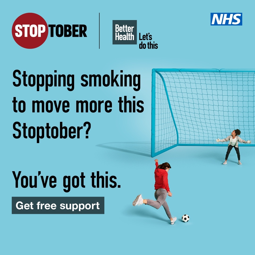 It’s never too late to quit smoking. You will notice immediate improvements to your health when you stop. #Stoptober provides information and support to help you start your quitting journey