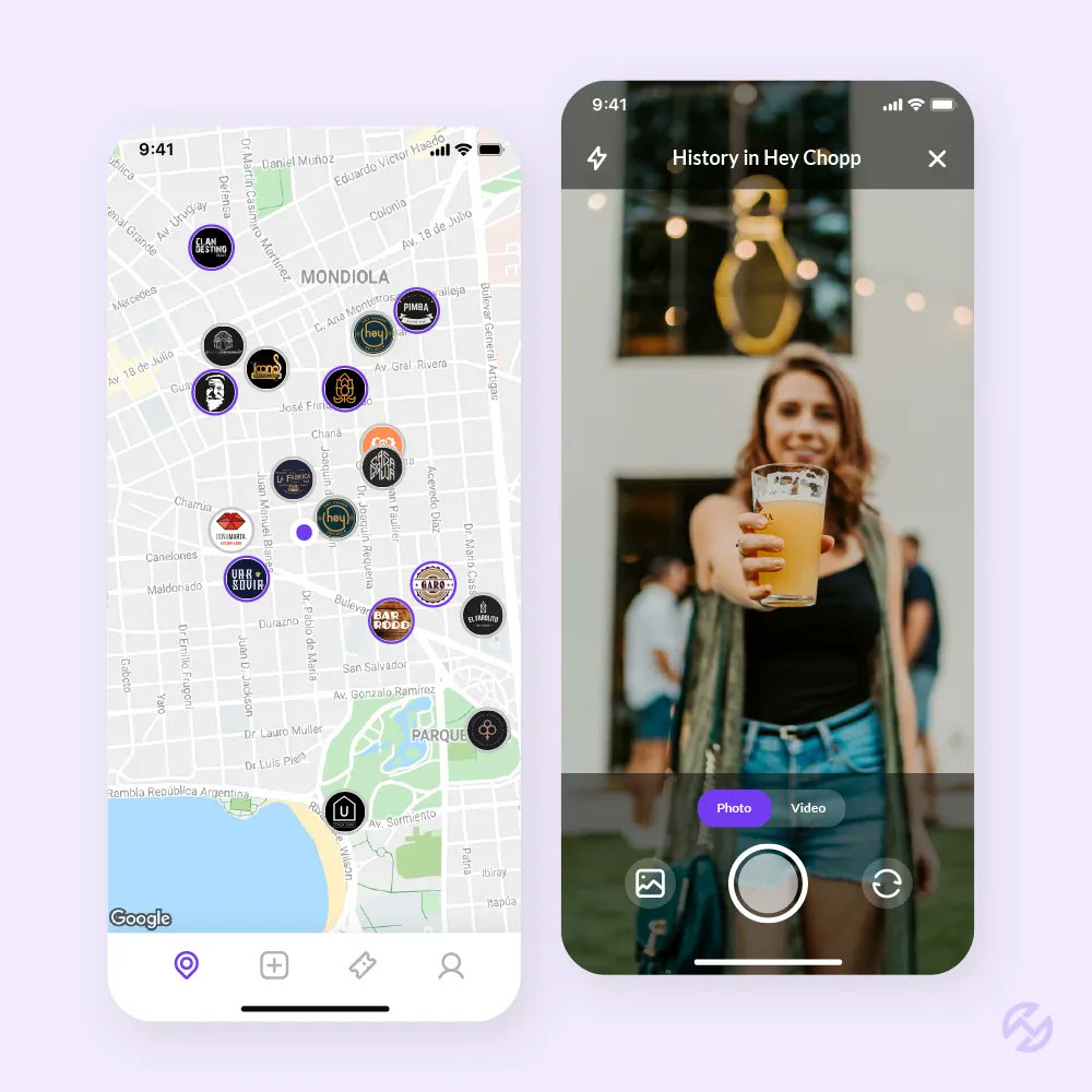HorusStudioUy's tweet photo. Bar’s is a #mobileapp that wants to transform the bars’ ecosystem, liquor brands, and consumers, providing key benefits to each. Using the app’s map, users can locate all the gastronomic places around them. 
#xamarin #uidesign #uxdesign #uiux #socialnetworking #productdesign https://t.co/NklSfaPhoO