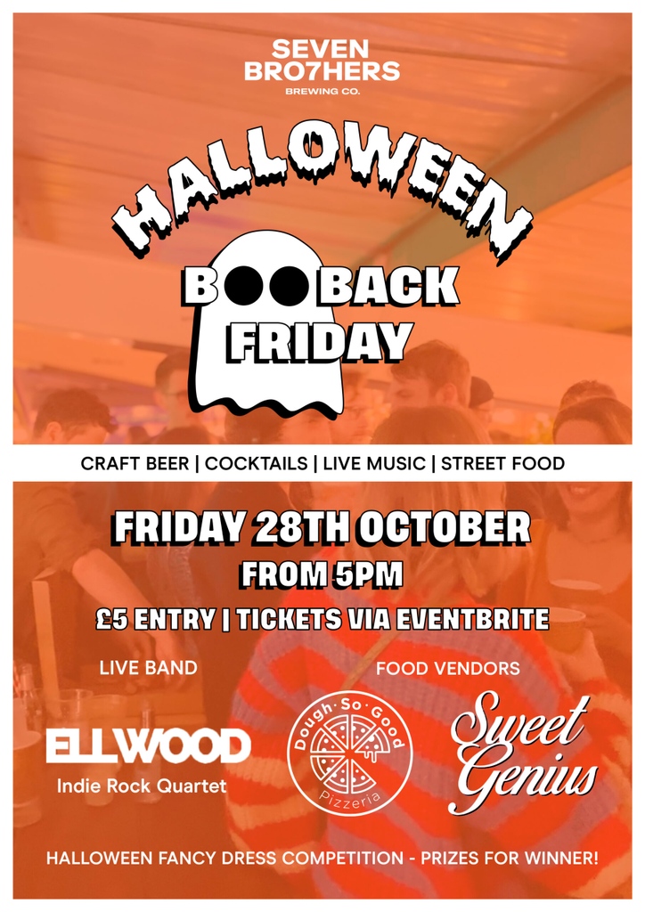 Looking for something spooky to do for halloween, head over to @SevenBro7hersTap in Media City for live music, street food. The best costume👻🧹🎃 wins a prize. Tickets £5.00

#mediacity #apartmentliving #amroliving