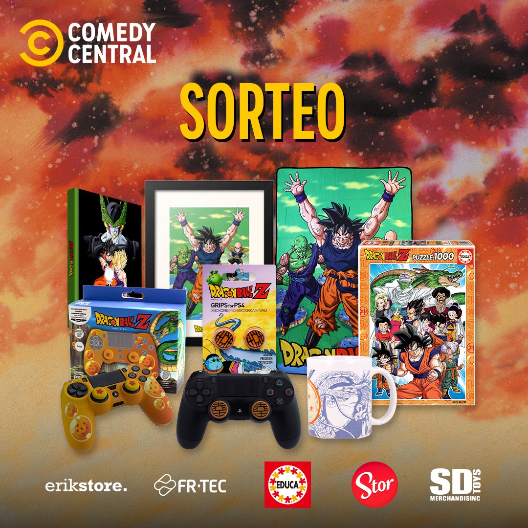 ComedyCentralES's tweet photo. Twittea conmigo durante la emisión de los capítulos de #DragonBallZLiveCC
La persona que más veces use el #DragonBallZLiveCC durante la emisión de hoy se lleva este PEDAZO de pack ;) https://t.co/U88J3xCc90