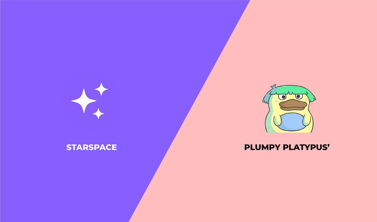 PLAT! PLAT! PLAT!

We are excited to announce our official partnership with <a href="/STARSPACEio/">STARSPACE✨</a>! ✨✨✨

<a href="/STARSPACEio/">STARSPACE✨</a> is the premier NFT marketplace on #Sui &amp; will be facilitating our project. 

Follow us both &amp; turn our notifications ON for more updates on the <a href="/PlatypusPlumpy/">Plumpy Platypus’</a> 💛