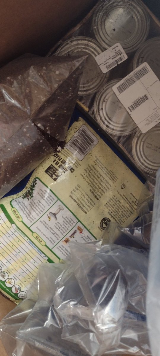 01stevepaul's tweet photo. @amazon add thank you Amazon, not only did I hurt my back dragging this unmarked HEAVY box in, my potting soil is busted and got all everything else inside the box. https://t.co/FSyb3Z4Seu
