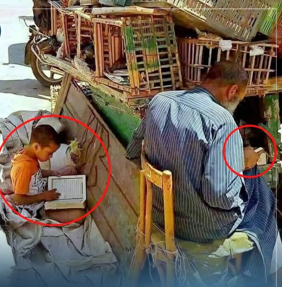 یەک کردار بە بەر چاوی مناڵەکەتەوە ، بەرامبەر  بەسەدان قسەو ئامۆژگاریيە .

مایتعلمه ابنائک من سلوكك اقوی ممايتعلمه من نصائحك بألف مرة .