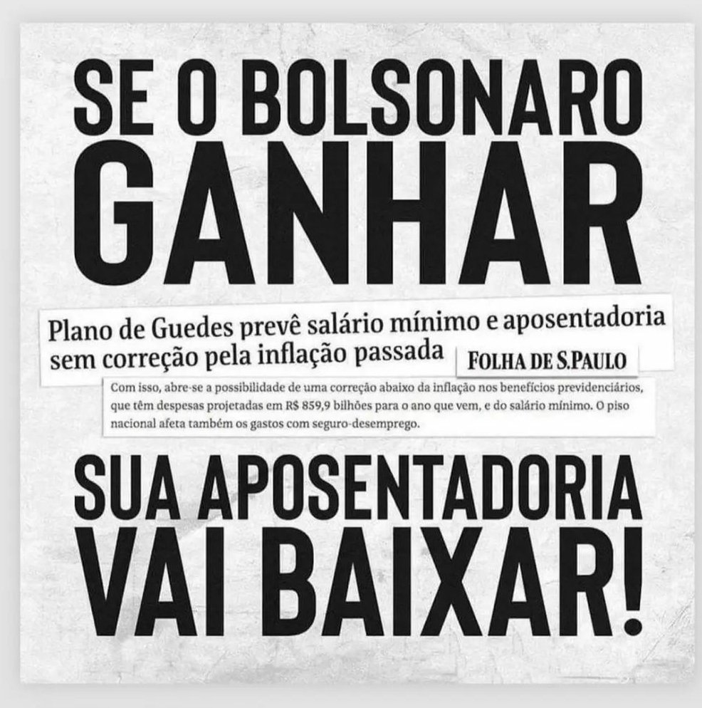 Tá tudo muito bom, tá tudo muito bem, mas o que não podemos esquecer é que...
