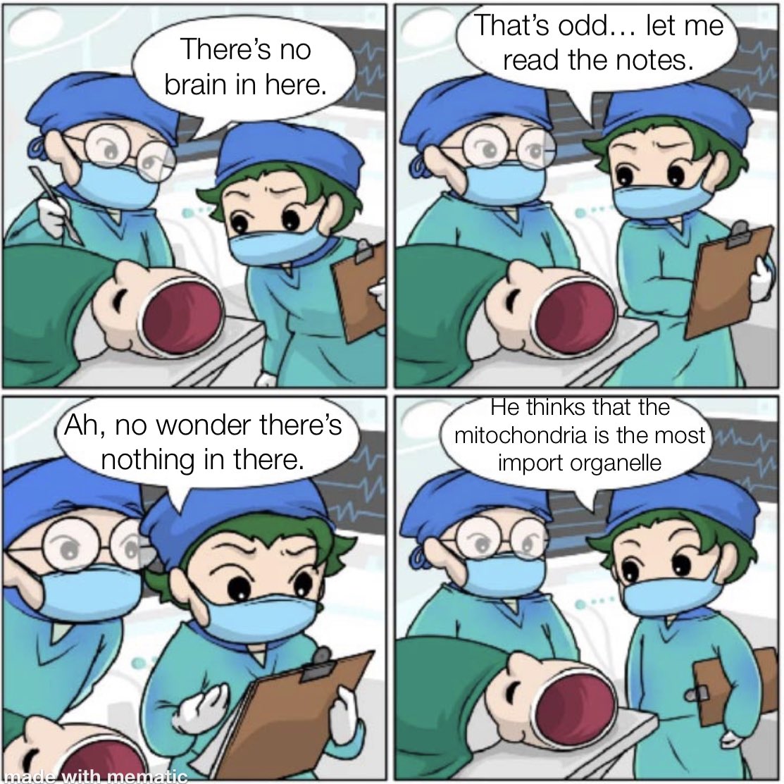 Vector_Vesicle's tweet photo. @mitochondria154, the truth hurts 😘 

#OrganelleWars #mitochondriasucks #savethebabies #stopkillingbabies https://t.co/BDrDy7eLgs